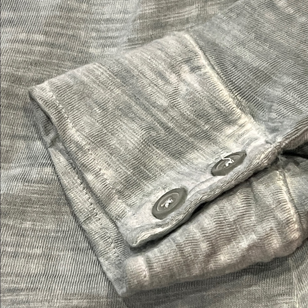 Peruvian Connection Sage Green Button-Up Shirt Lagos Dress Size Small Cotton - Picture 11 of 13